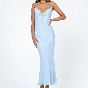 Princess Polly Emily Maxi Dress-Light Blue
